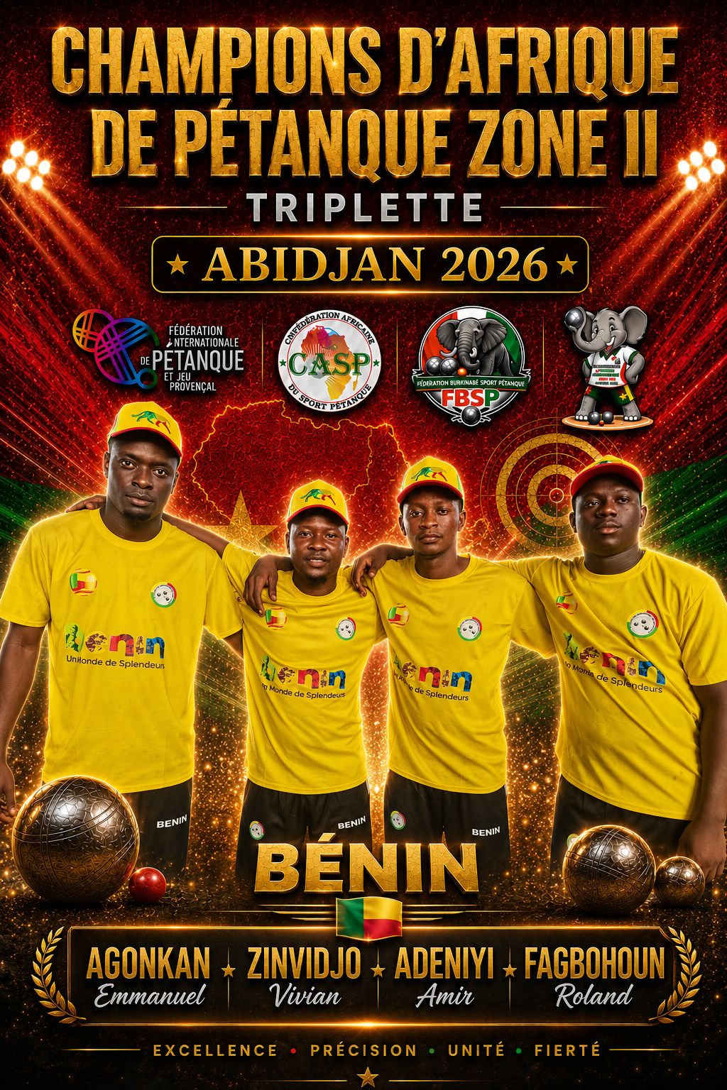 Photo des vainqueurs